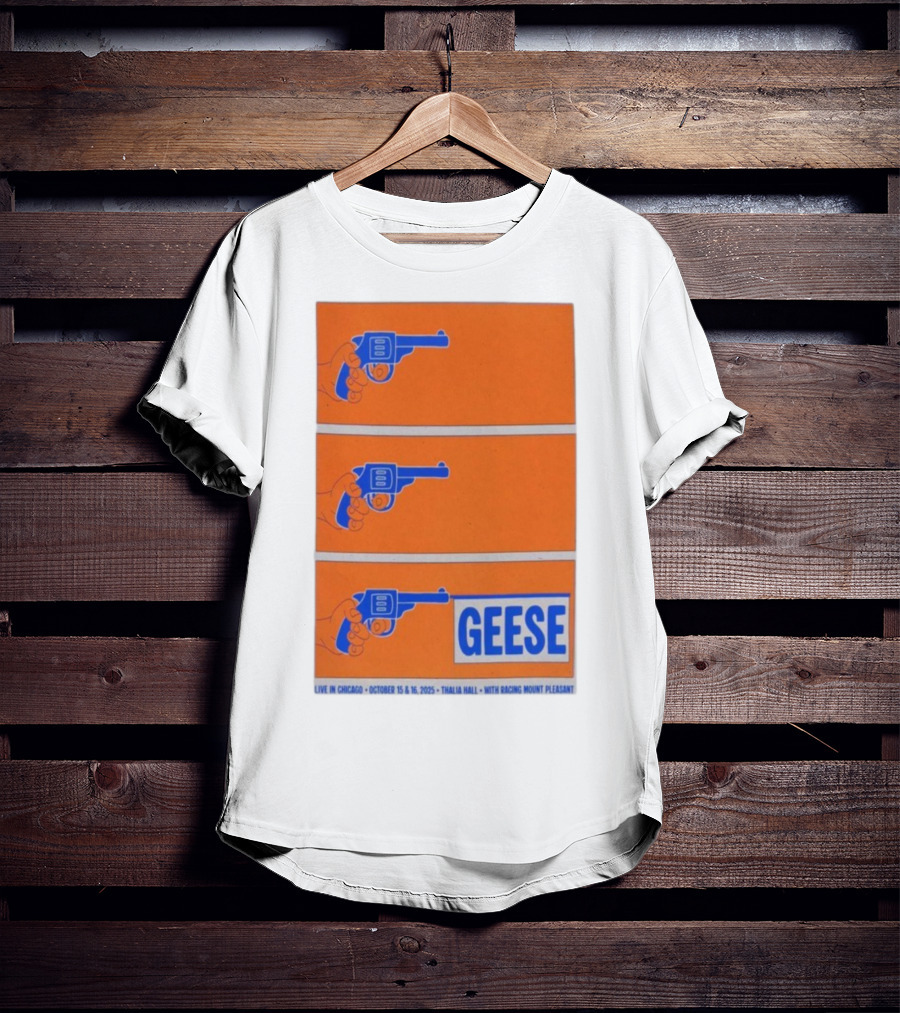 GEESE Live In Chicago Thalia Hall October 15 16 2025 Racing Mount Pleasant T-Shirt