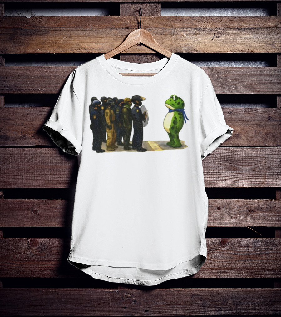 Portland Frog Protest Against ICE Deportation Resistance T-Shirt