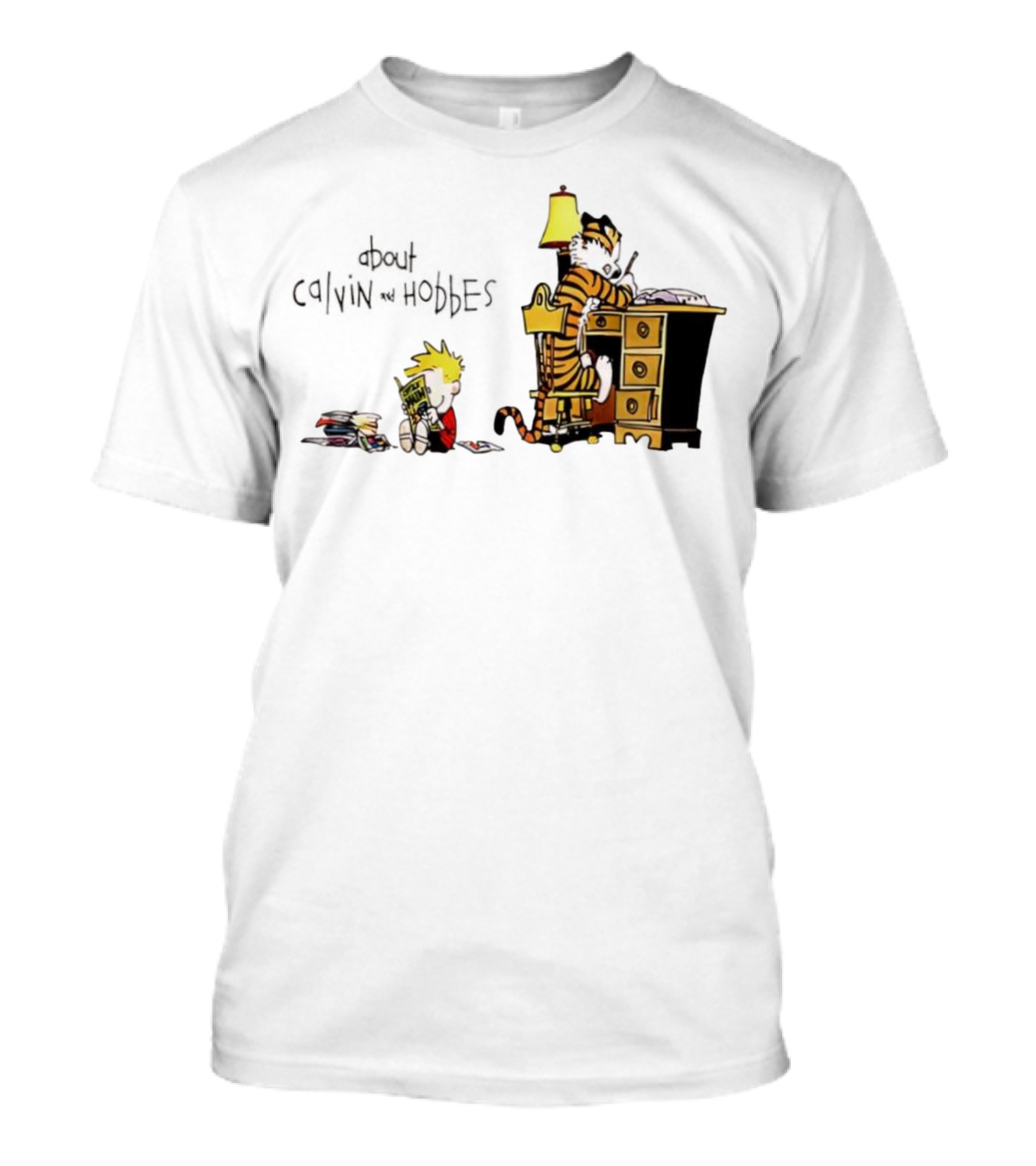 About Calvin And Hobbes Comics Reading And Writing T-Shirt