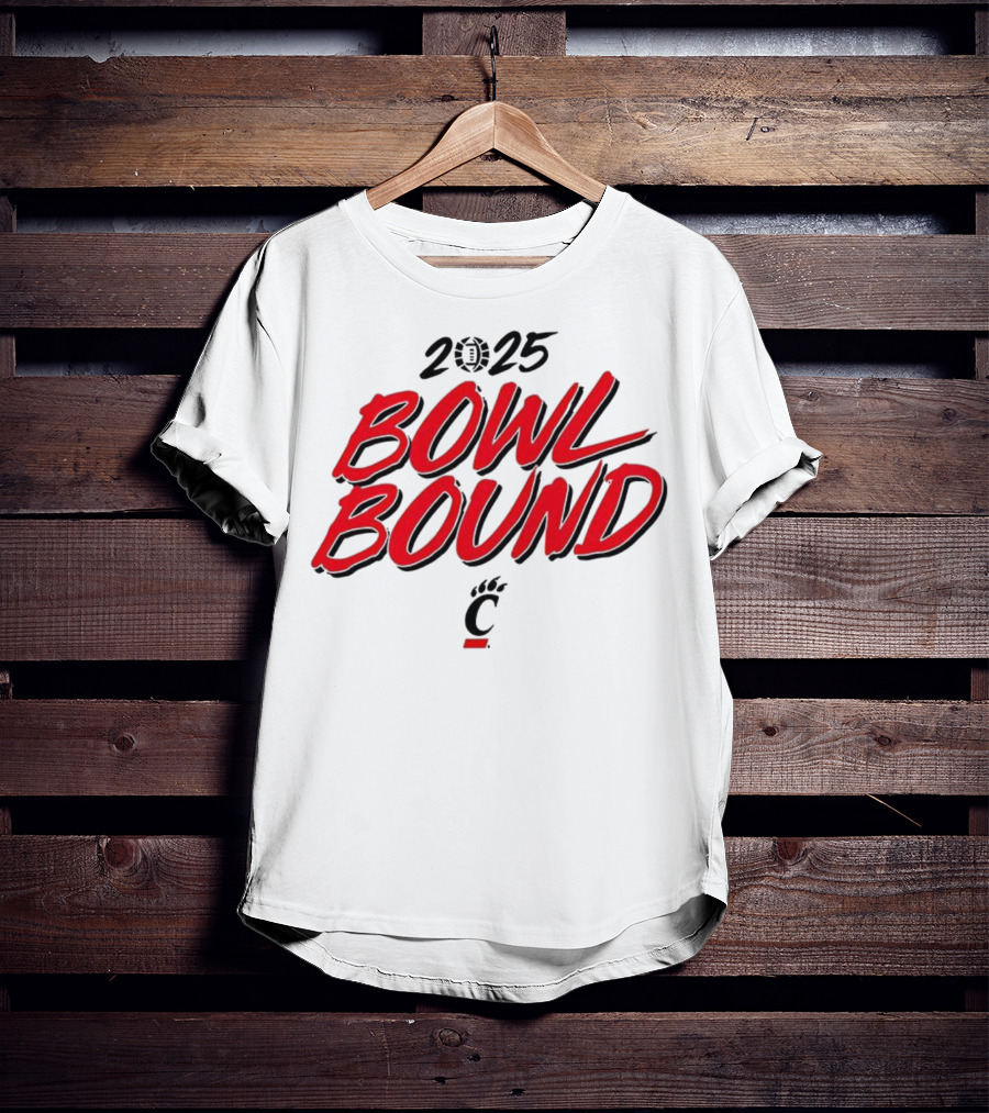 Cincinnati Bearcats 2025 Bowl Bound T-Shirt