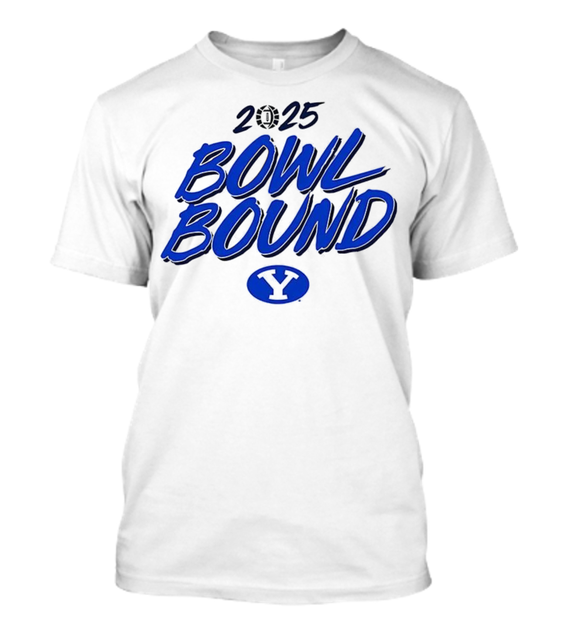 2025 Bowl Bound BYU Cougars Football Y Logo T-Shirt