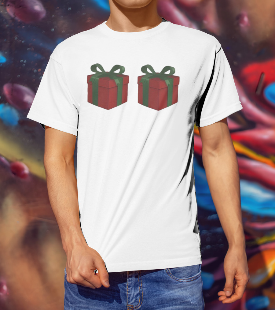Just Here For The Presents Gifts Holiday Humor T-Shirt