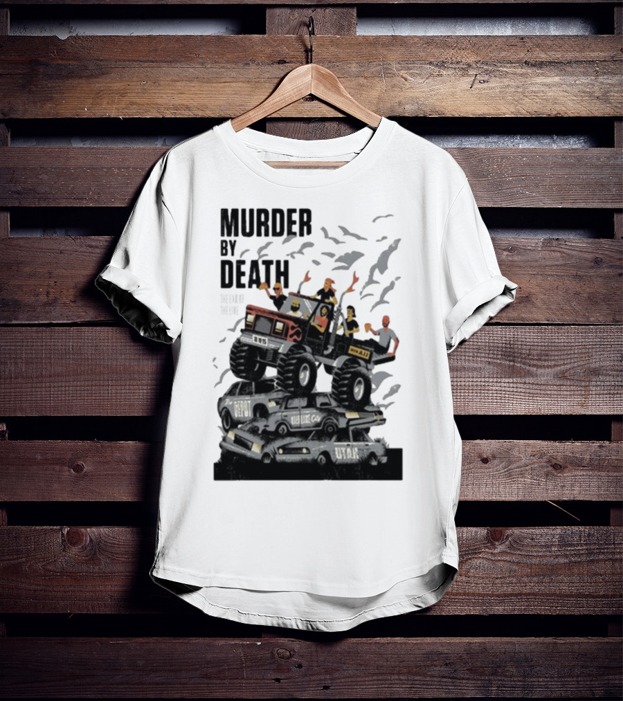 Murder By Death October 19 2025 Salt Lake City Tour Utah Depot Event Monster Truck Illustration T-Shirt