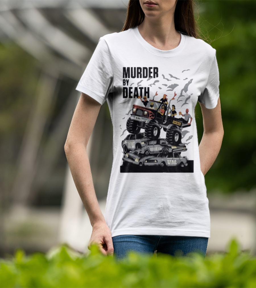 Murder By Death October 19 2025 Salt Lake City Tour Utah Depot Event Monster Truck Illustration T-Shirt