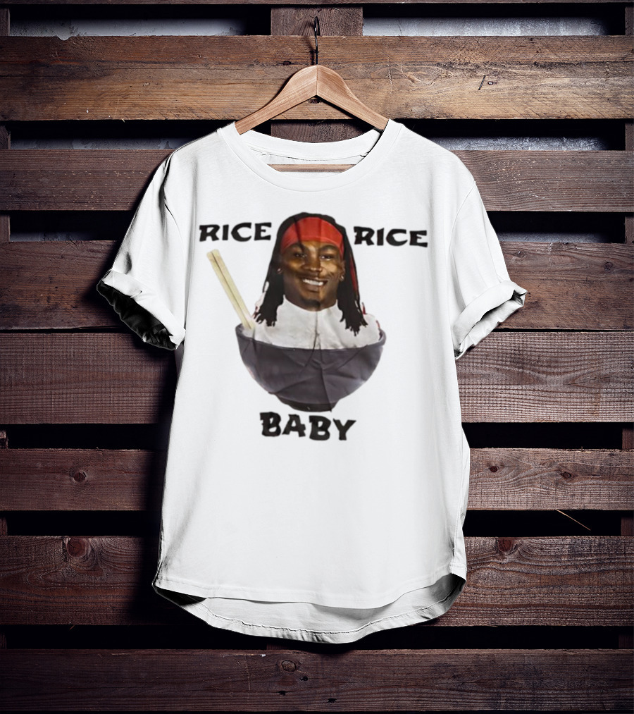Rashee Rice Rice Baby Bowl Chopsticks Headband T-Shirt