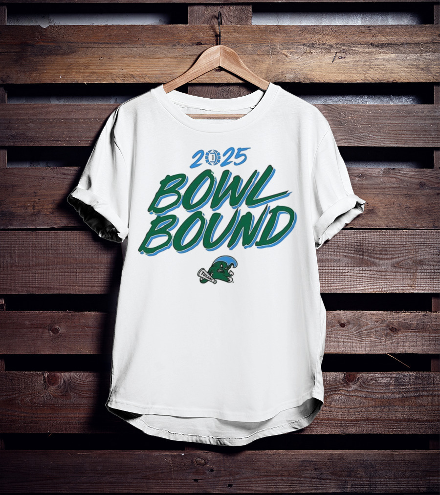 2025 Tulane Green Wave Bowl Bound T-Shirt