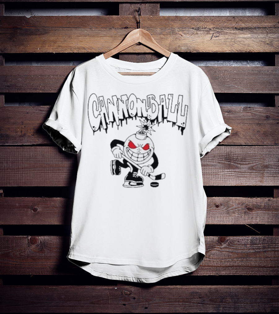 Youngblood Cannonball Hockey Bomb Character T-Shirt