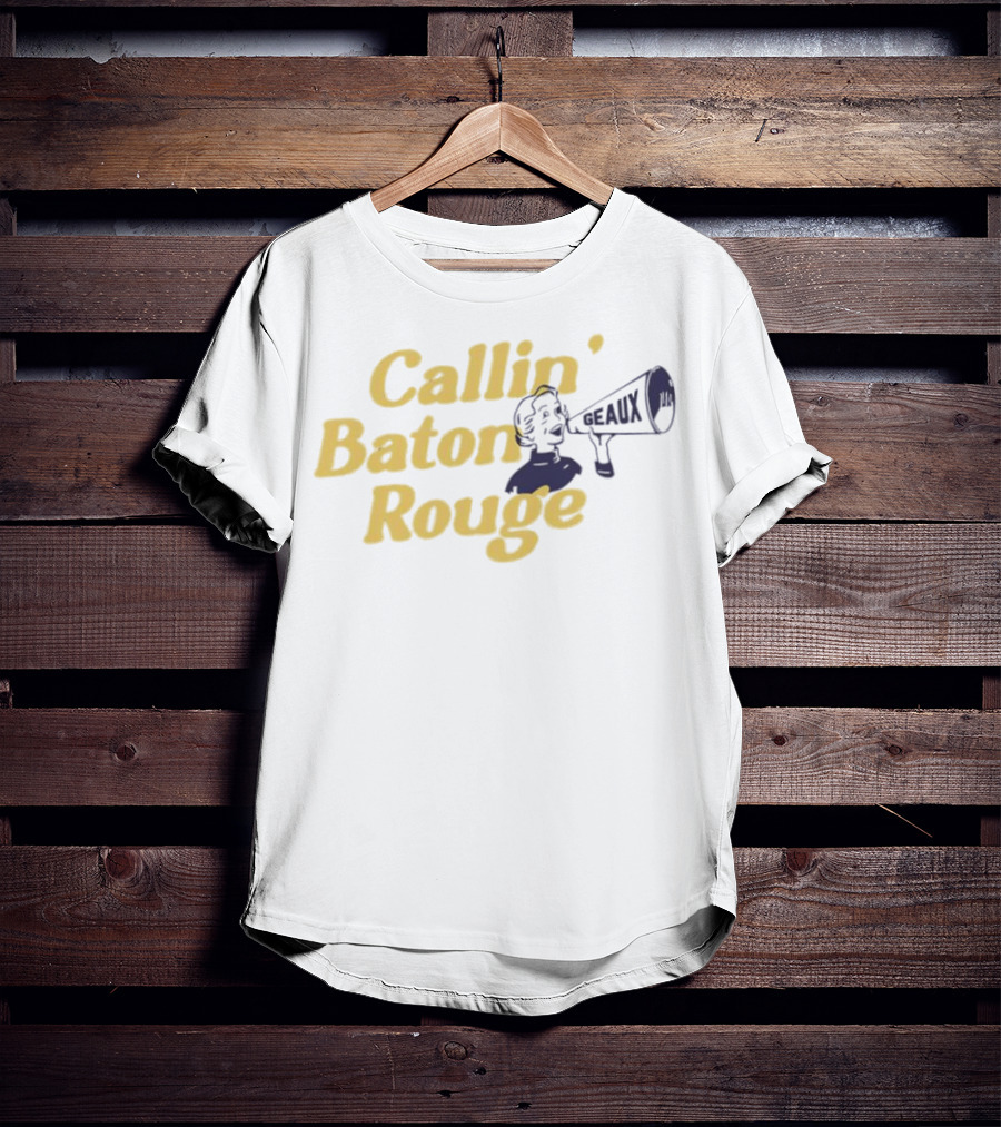 Callin’ Baton Rouge Geaux Megaphone Icon T-Shirt