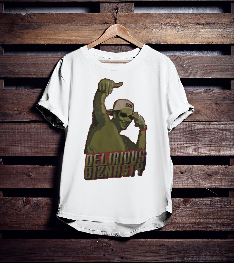 Delirious Biznasty Graphic With Man In Sunglasses And Cap T-Shirt