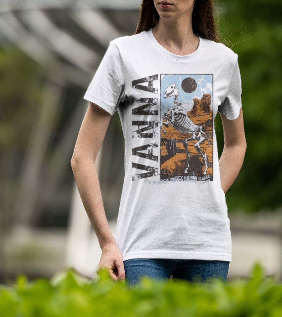 Vanna The Search Party Never Came Skeleton Desert Landscape T-Shirt