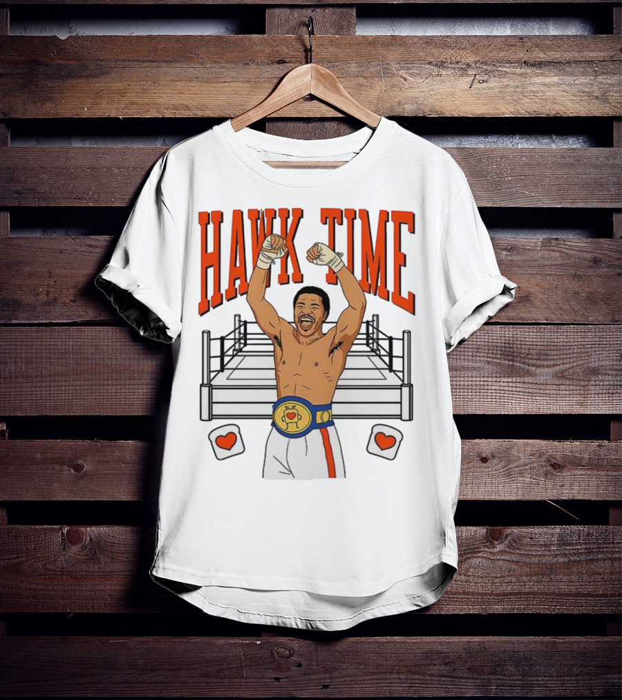 Hawk Time Aaron Pryor Champion Boxer Ring Victory T-Shirt