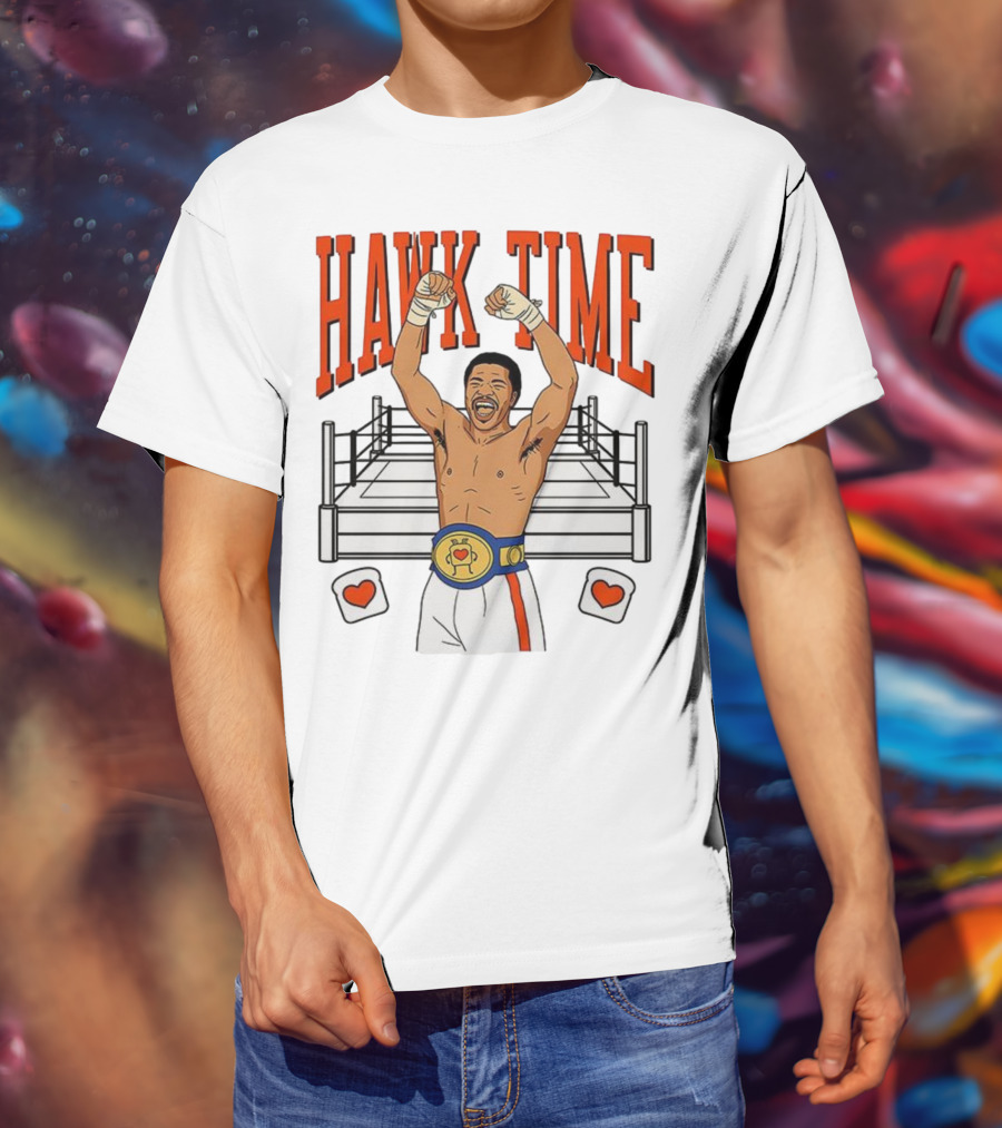 Hawk Time Aaron Pryor Champion Boxer Ring Victory T-Shirt