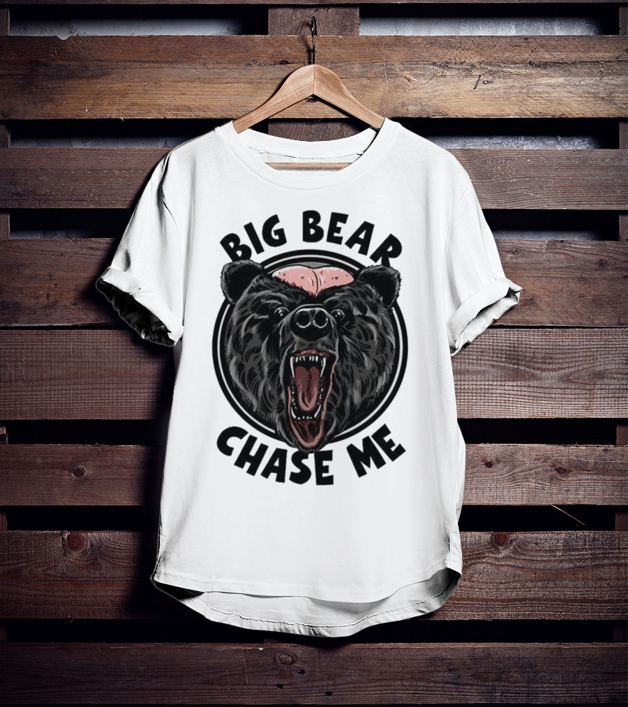 Big Bear Chase Me Bald-Headed Bear Of Claire County T-Shirt