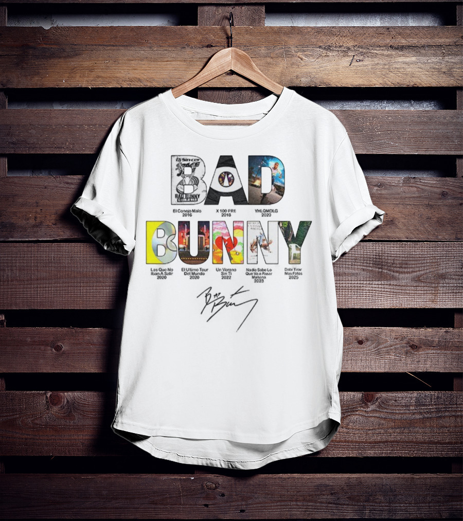 Benito Bowl Bad Bunny Iconic Signature DJ Sinoc Lyrics Event 2023 T-Shirt