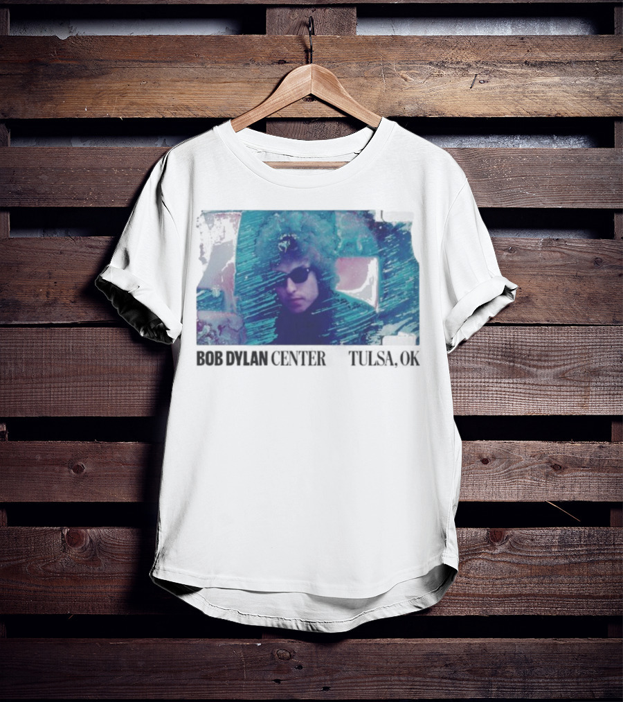 Bob Dylan Europe 1966 Tulsa OK Tour Vintage Style Photo T-Shirt