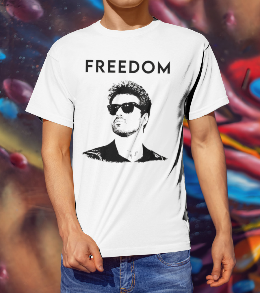 George Michael Freedom Retro Tribute T-Shirt
