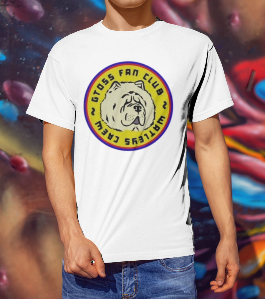 GToss Fan Club Watleys Crew Dog Emblem T-Shirt