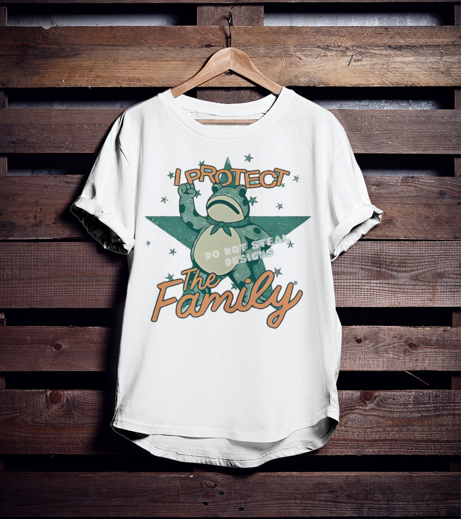 I Protect The Family Frog Star Meme T-Shirt