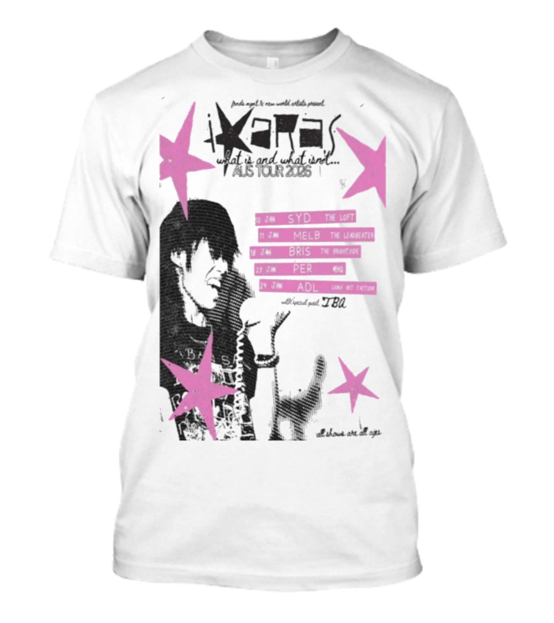 Ixara AUS Tour 2026 June Dates SYD MELB BRIS PER ADL T-Shirt