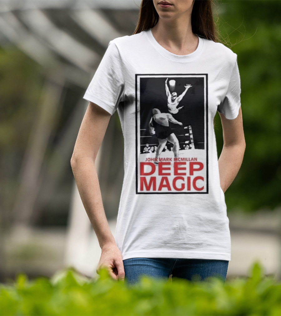 John Mark McMillan Deep Magic Wrestling Illustration T-Shirt