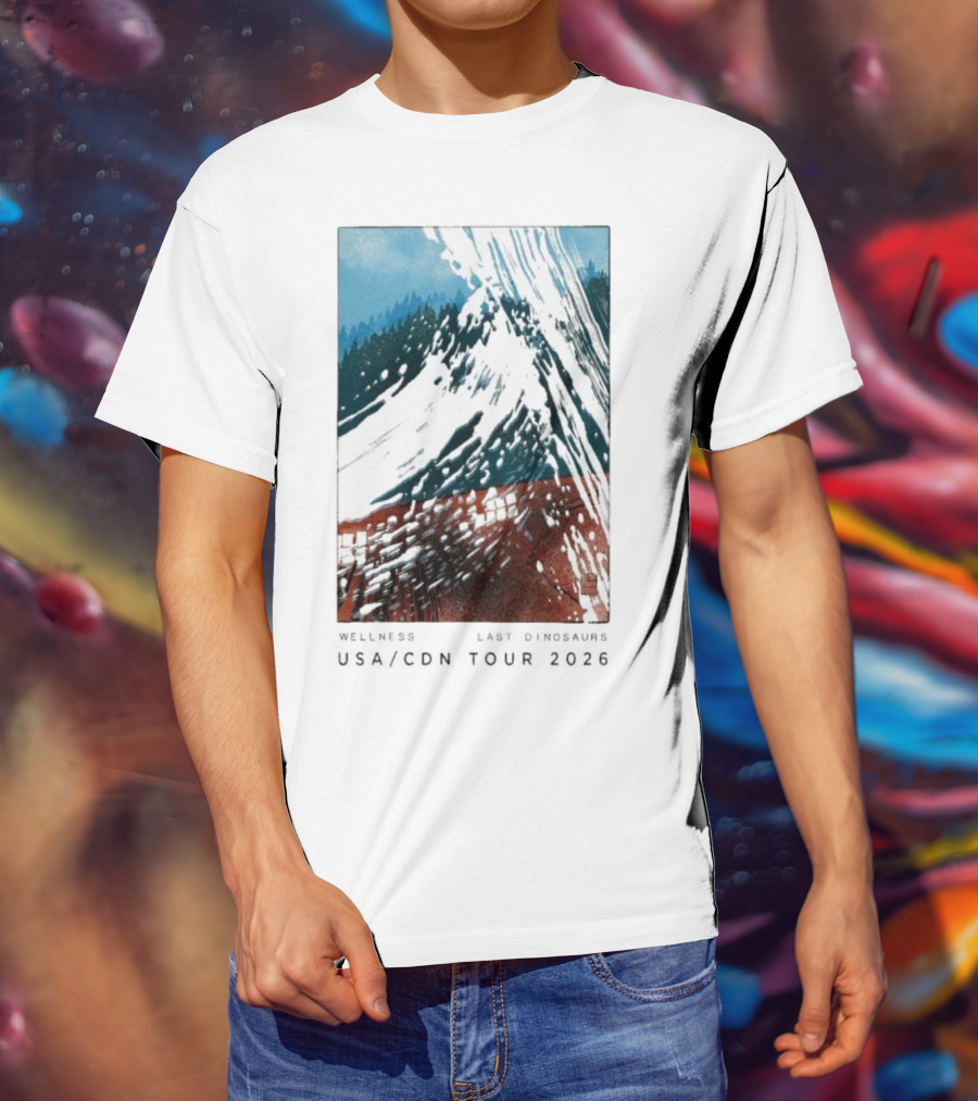Wellness Last Dinosaurs USA CDN Tour 2026 T-Shirt