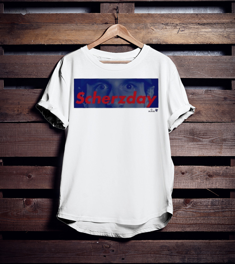 Max Scherzer Scherzday Eyes Toronto Blue Jays T-Shirt