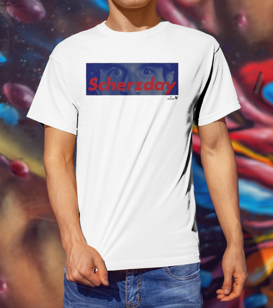 Max Scherzer Scherzday Eyes Toronto Blue Jays T-Shirt