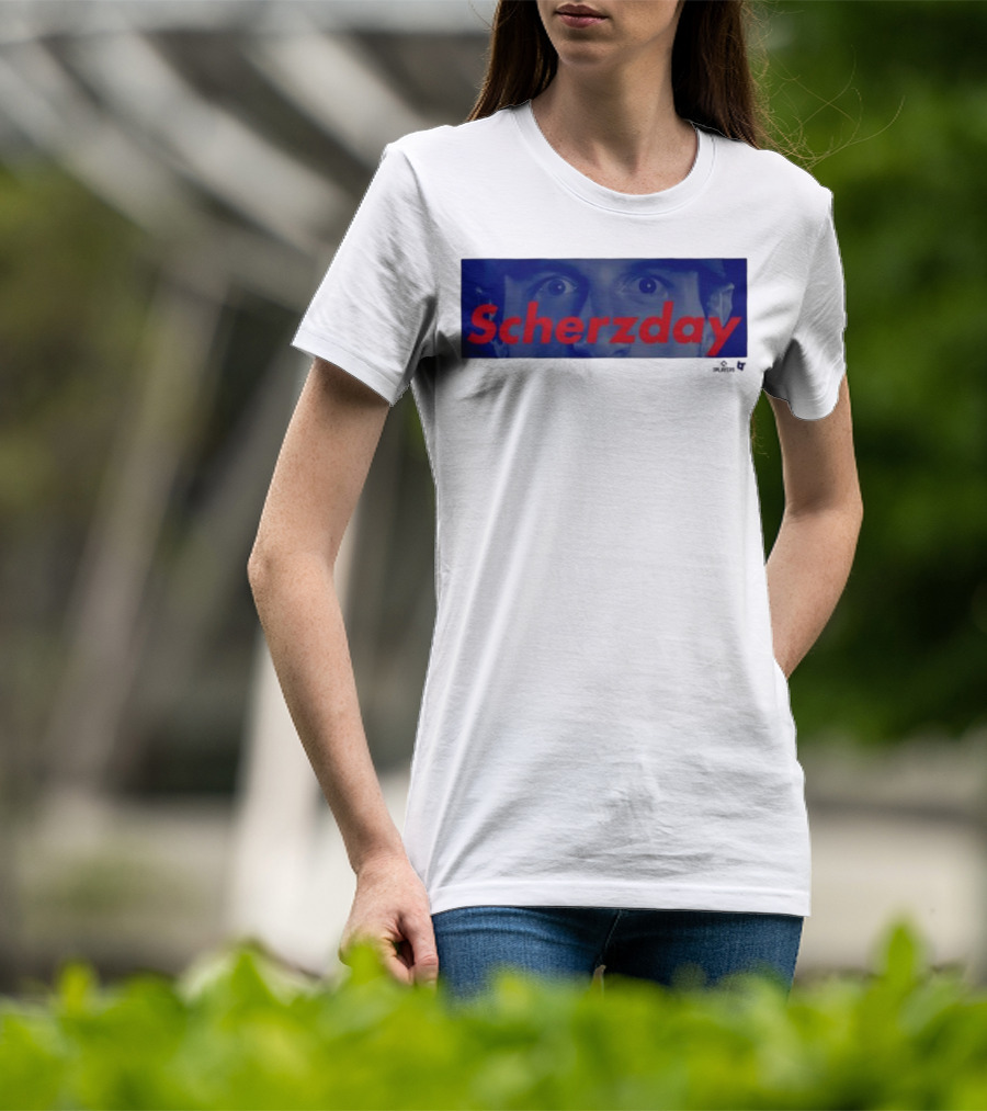 Max Scherzer Scherzday Eyes Toronto Blue Jays T-Shirt