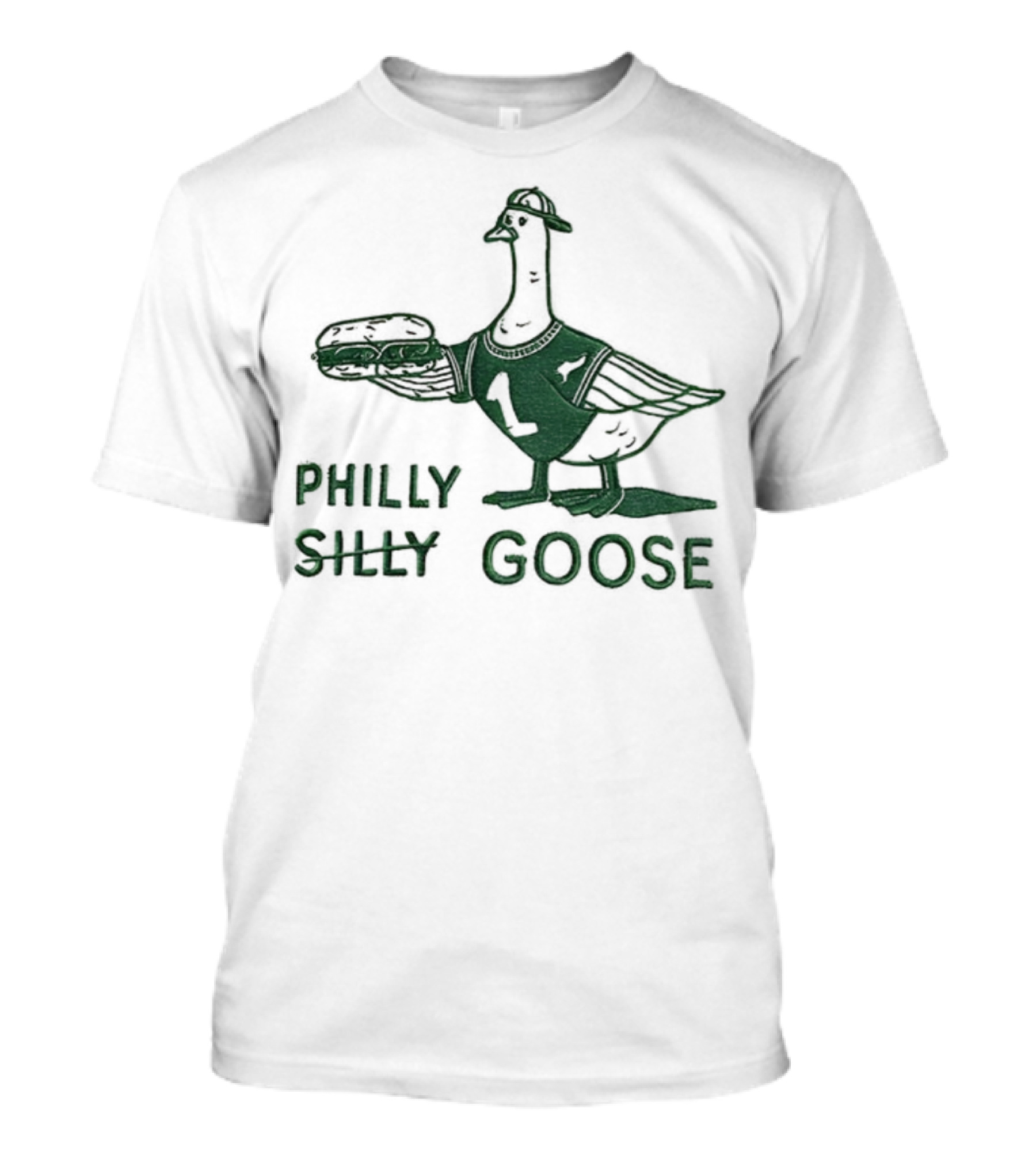 Philly Silly Goose Philadelphia Phillies Eagles T-Shirt