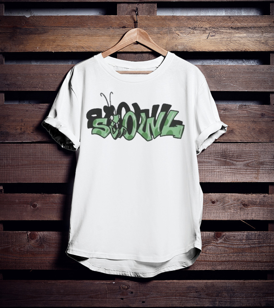 Scowl Fall Tour 2025 Praying Mantis Graffiti Style T-Shirt