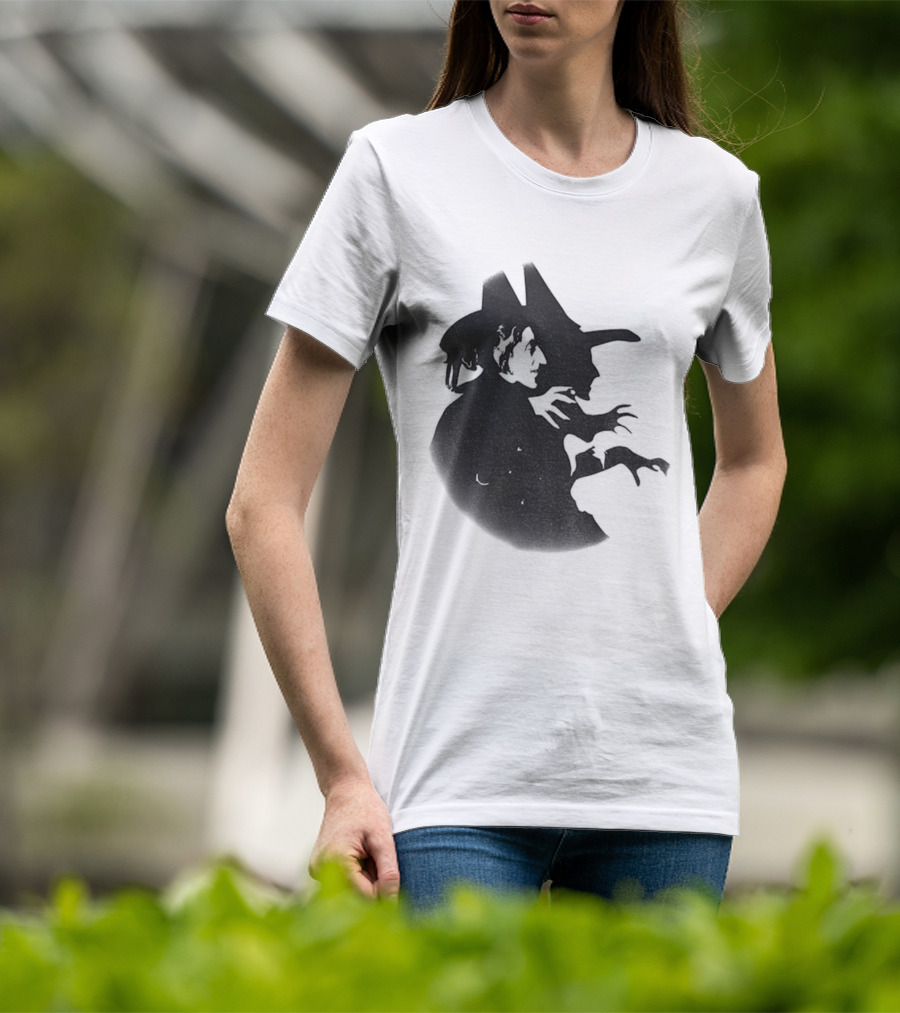 Wicked Witch Of The West Silhouette Halloween Oz Wizard T-Shirt