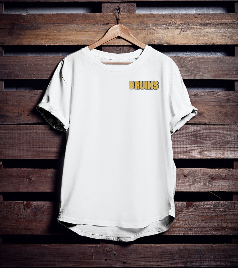 Boston Bruins Vintage History Bold Black And Yellow Nostalgia T-Shirt