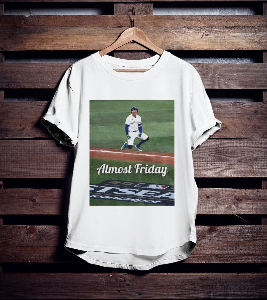 Almost Friday George Springer Jump Toronto Blue Jays Baseball Playoffs T-Shirt