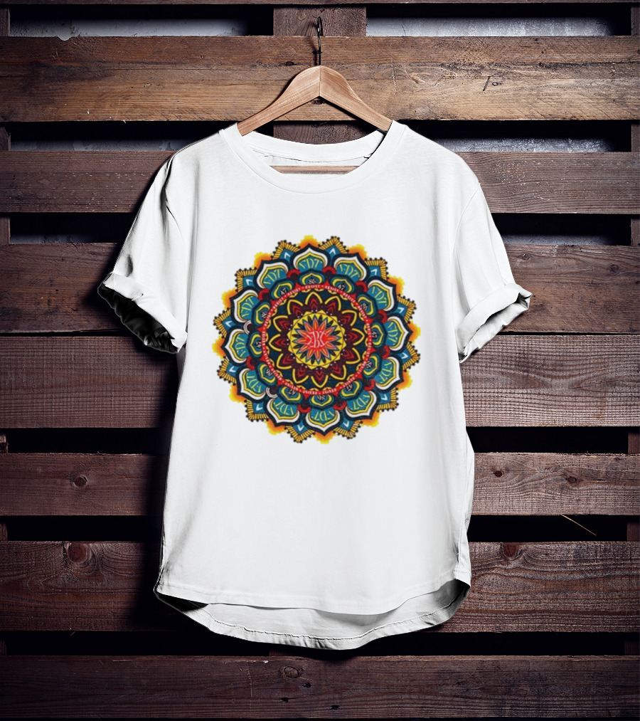 Mandala FDT Anti Trump Feminist Flower Pattern T-Shirt