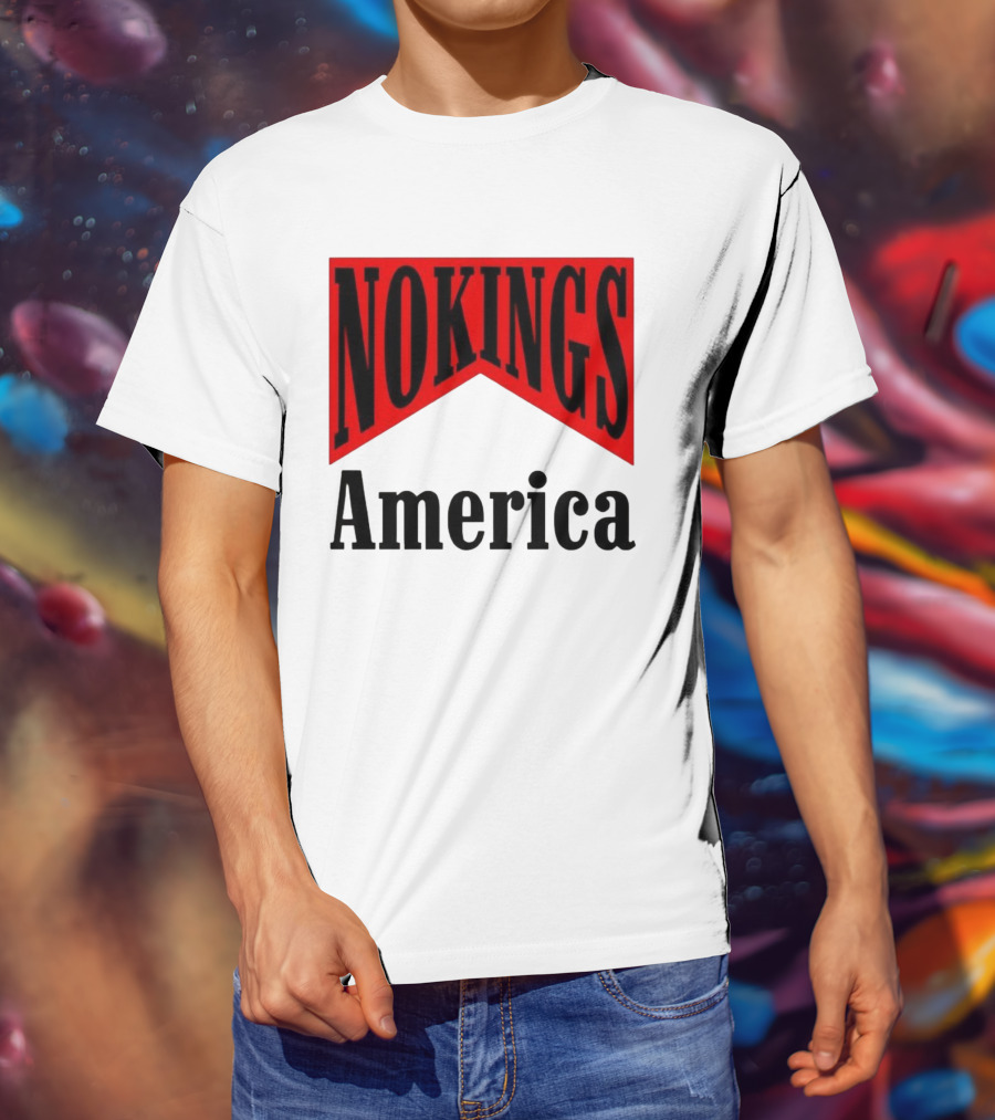 NOKINGS America Medicine Packaging Sarcastic Fashion T-Shirt