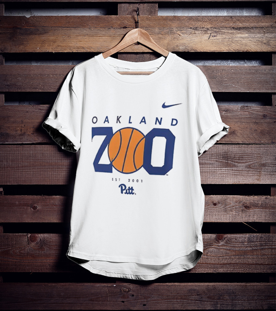 Pitt Oakland Zoo Basketball 2025 Est 2001 Nike T-Shirt