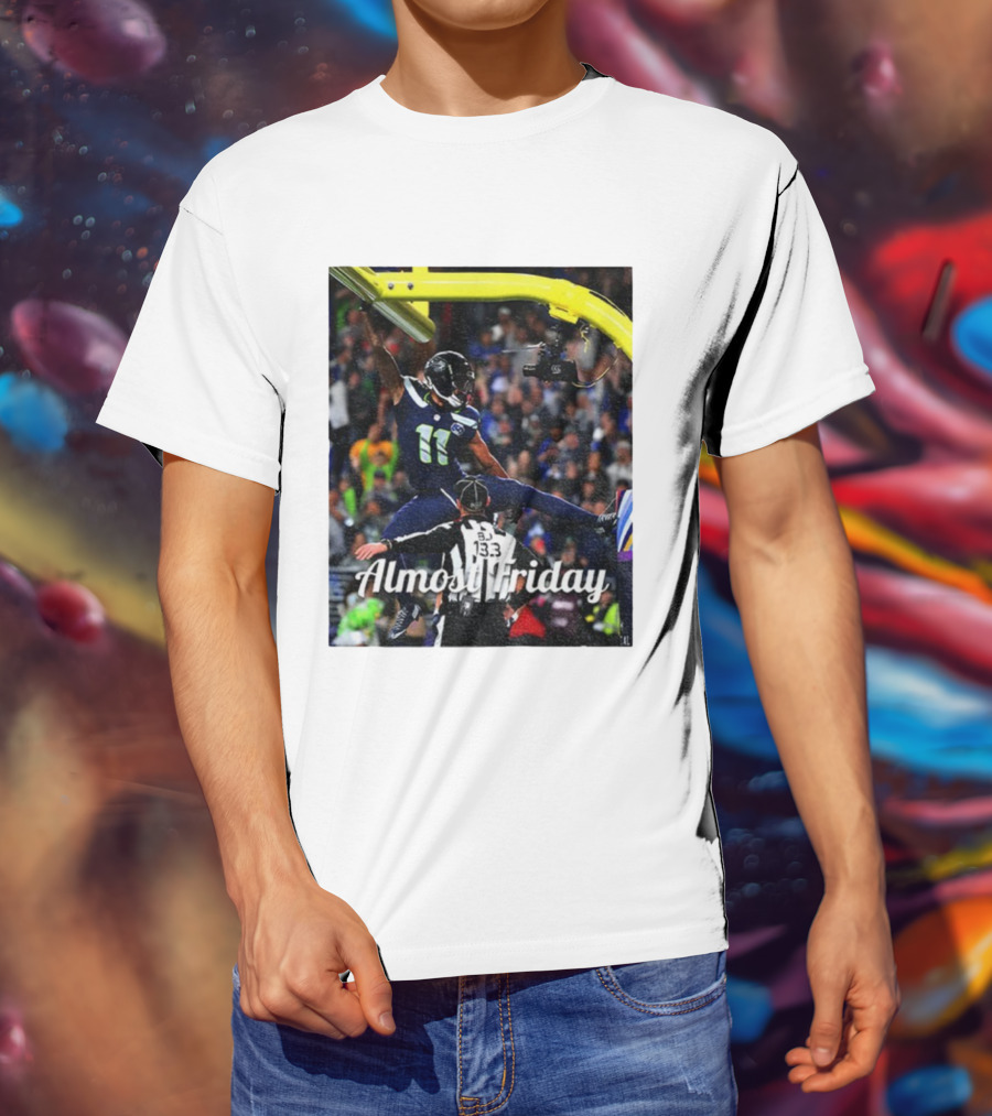 Shaquem Griffin Seattle Seahawks Linebacker NFL Football Almost Friday Game Day Celebrations T-Shirt