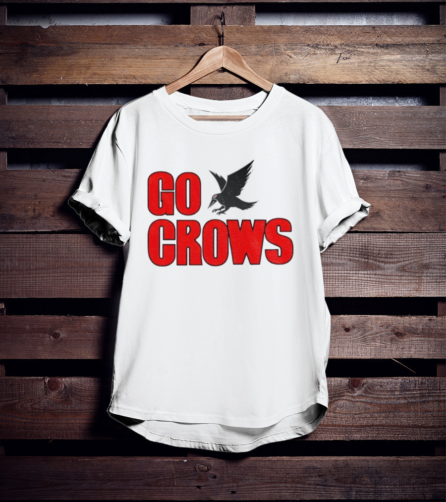 Tom Welling Go Crows Football Enthusiast Ravens Team Spirit T-Shirt