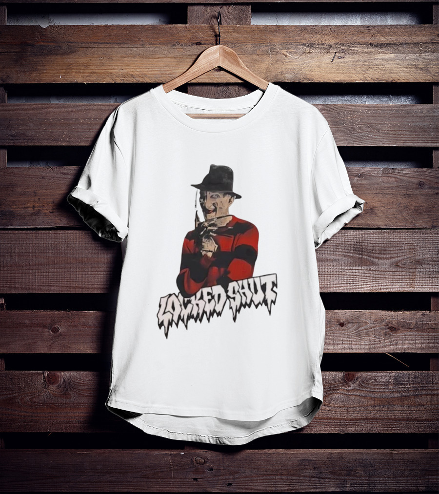 Freddy Krueger Locked Shut Nightmare Horror Character T-Shirt