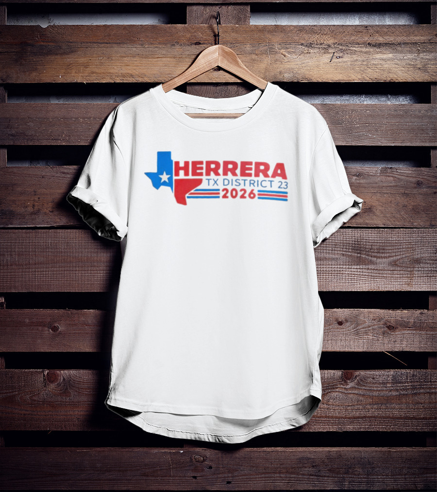 Herrera TX District 23 2026 Texas State Star T-Shirt