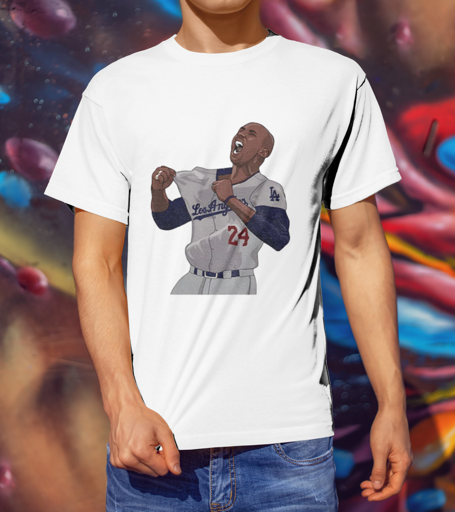 Los Angeles Mamba 24 Dodgers Iconic Tribute T-Shirt