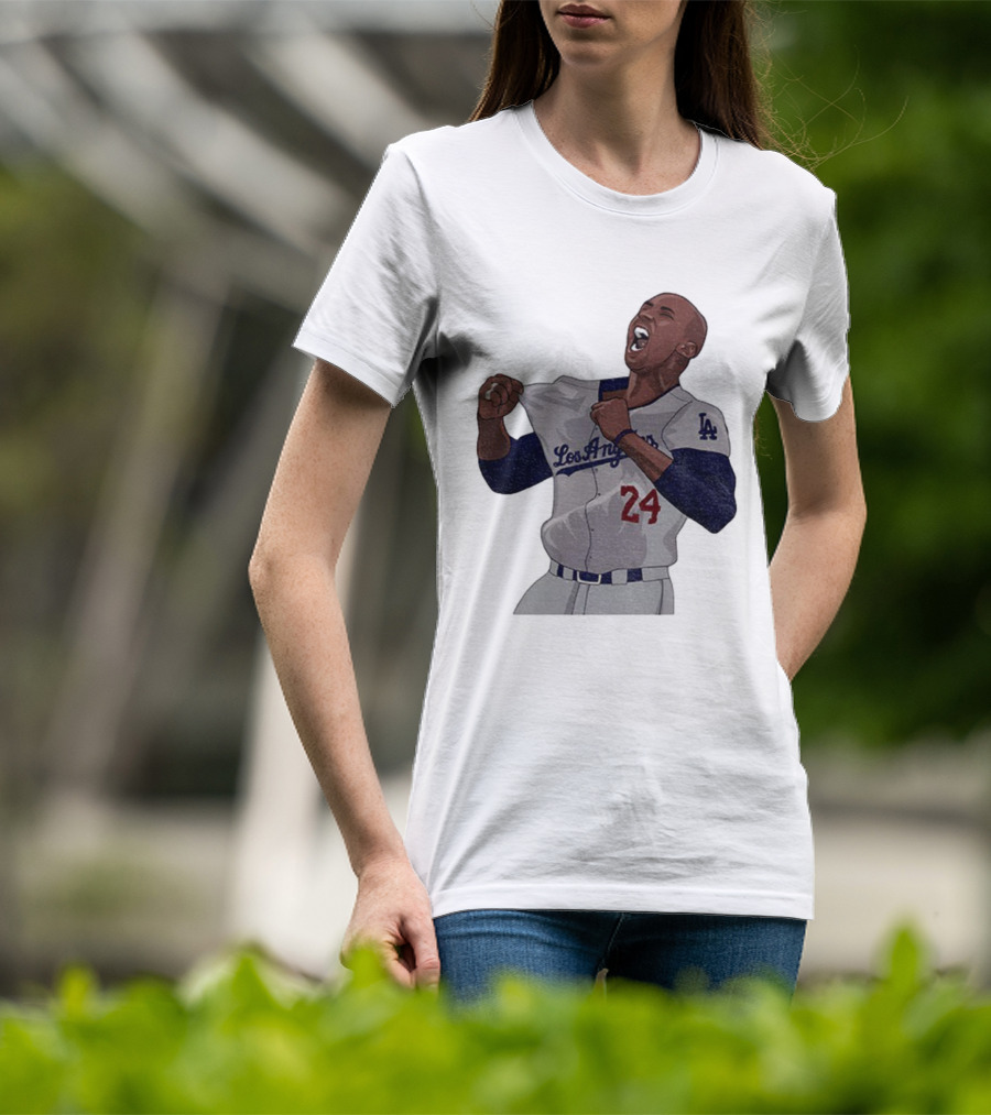Los Angeles Mamba 24 Dodgers Iconic Tribute T-Shirt