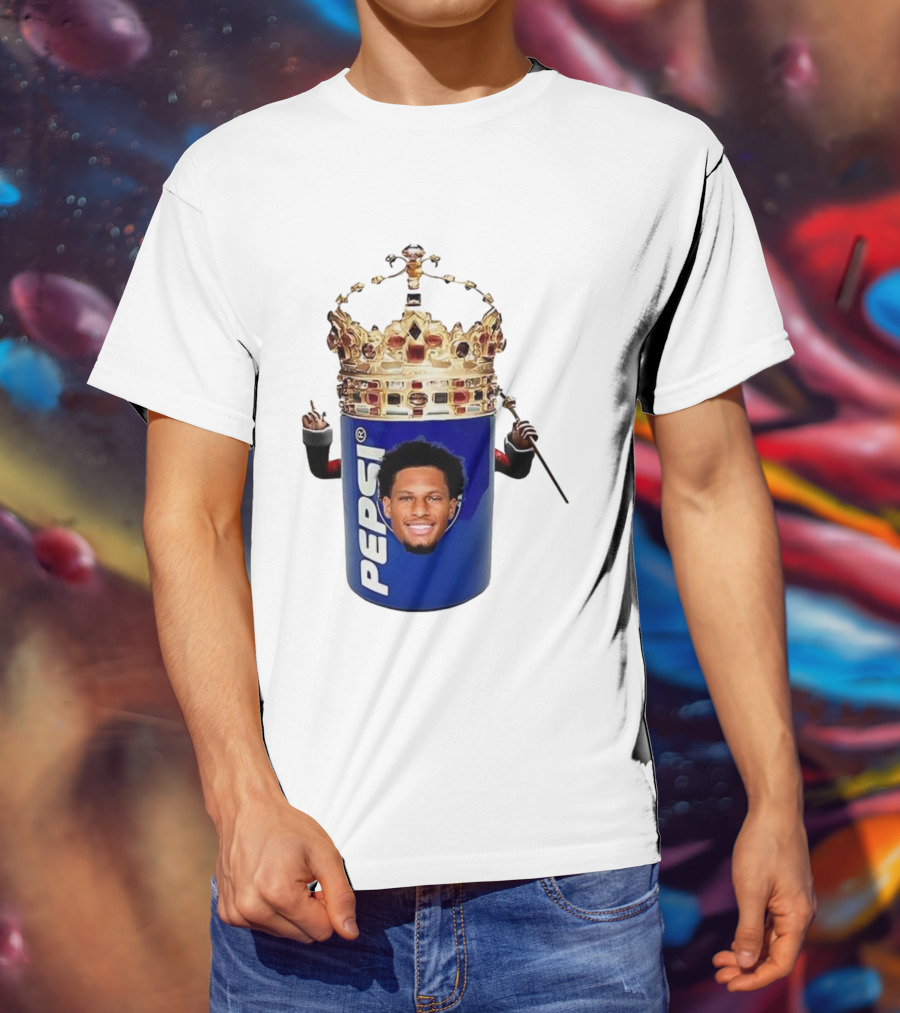 Oronde Gadsden Pepsi Crown Los Angeles Chargers King Parody T-Shirt