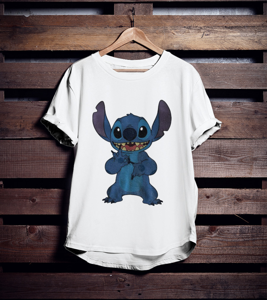 Six Seven 6 7 Meme Funny Stitch Hands Character T-Shirt