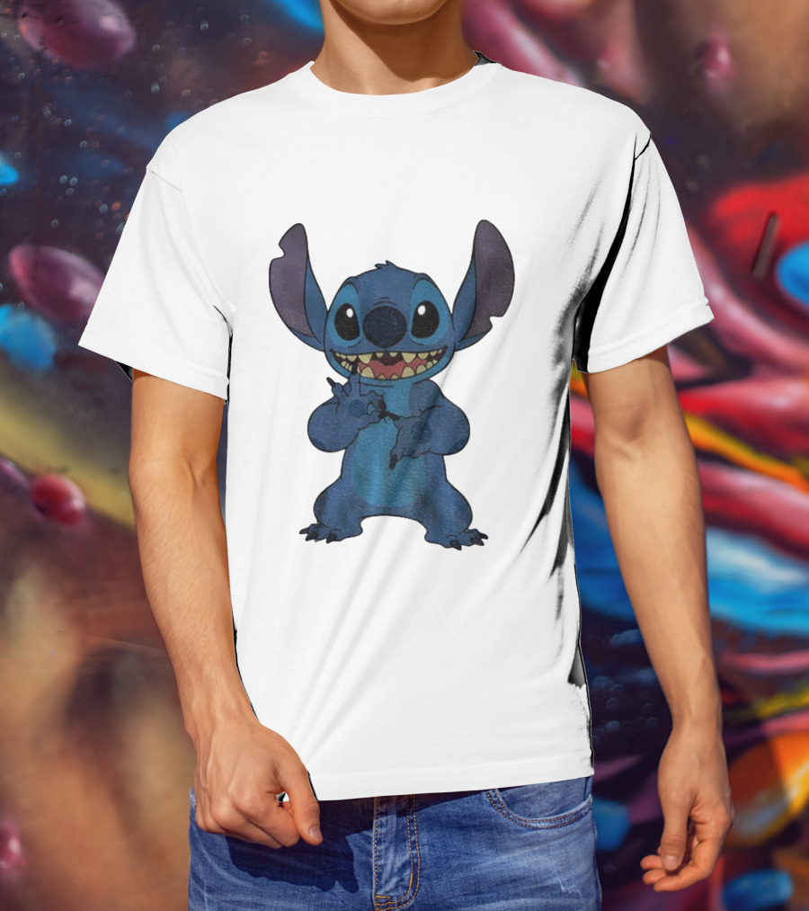 Six Seven 6 7 Meme Funny Stitch Hands Character T-Shirt