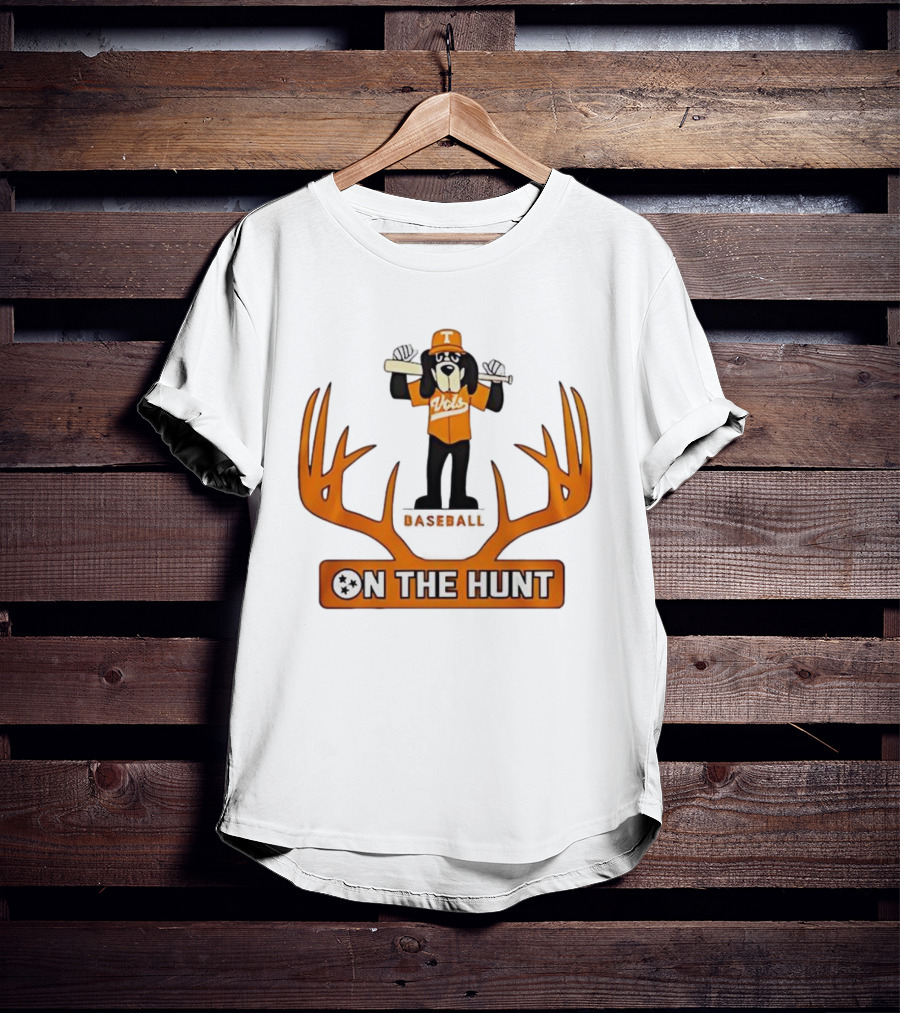 Tennessee Volunteers Baseball Vols On The Hunt T-Shirt