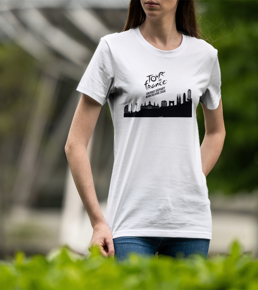 Tour De France Grand Depart Barcelone 2026 Skyline T-Shirt