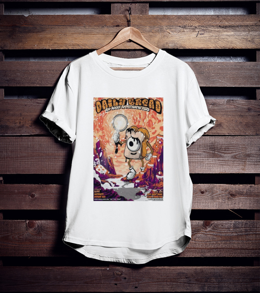 Daily Bread Red Rocks Amphitheatre 2025 By AJD X Notvcts X Professor Paws Featuring Kll Smth X Not Nope X Mux Mool T-Shirt