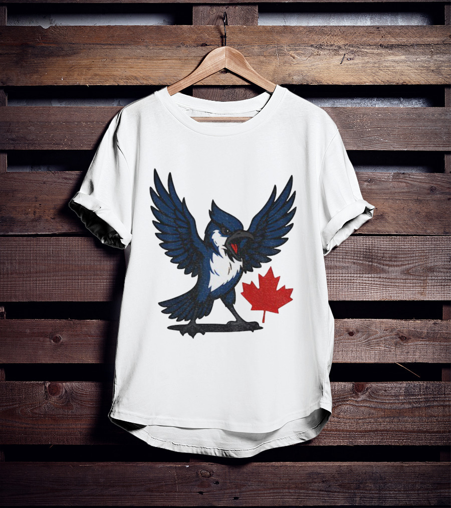 Toronto Blue Jays Canadian Blue Jay Go Jays Maple Leaf T-Shirt
