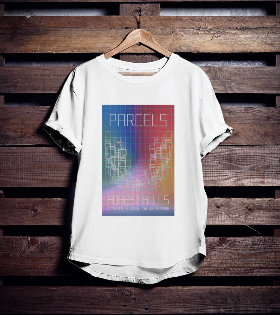 PARCELS Forest Hills October 24 2025 The Lemon Twigs Stadium Event T-Shirt